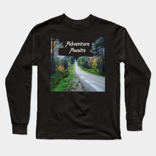 Adventure Awaits by BrokenTrophies Long Sleeve T-Shirt